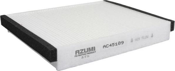 Azumi AC45109 - Фільтр, повітря у внутрішній простір autocars.com.ua
