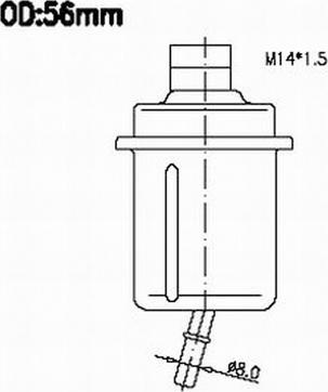 Azumi FSP11211 - Топливный фильтр autodnr.net