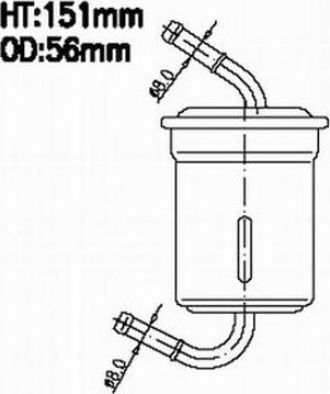 Azumi FSP13059 - Паливний фільтр autocars.com.ua