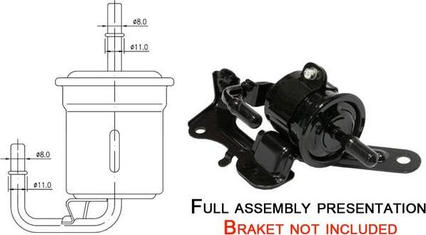 Azumi FSP21015 - Паливний фільтр autocars.com.ua