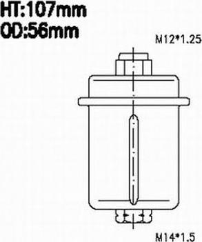 Azumi FSP21032 - Топливный фильтр autodnr.net