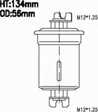 Azumi FSP21038 - Топливный фильтр autodnr.net