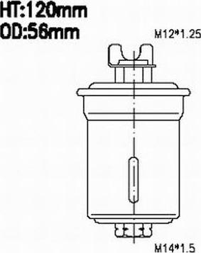 Azumi FSP21041 - Топливный фильтр autodnr.net