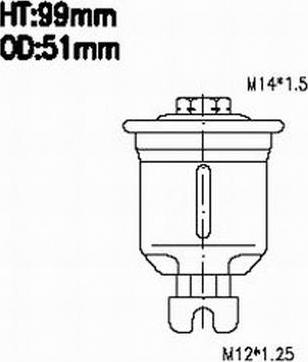 Azumi FSP21060 - Топливный фильтр autodnr.net