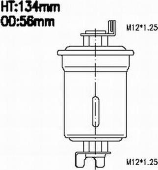 Azumi FSP21100 - Топливный фильтр autodnr.net