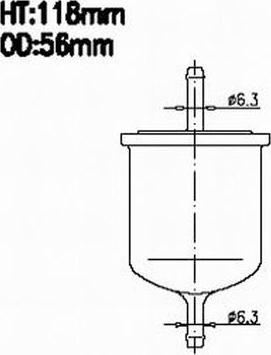 Azumi FSP22311 - Топливный фильтр autodnr.net