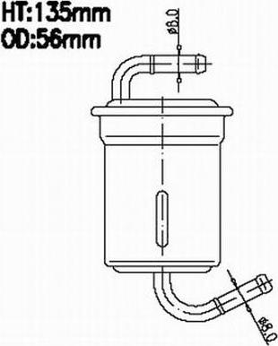 Azumi FSP25053 - Топливный фильтр autodnr.net