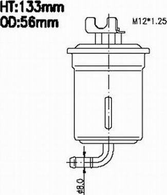 Azumi FSP26109 - Топливный фильтр autodnr.net