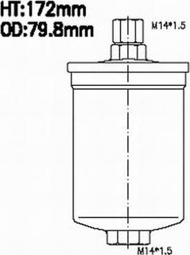 Azumi FSP33016 - Топливный фильтр autodnr.net