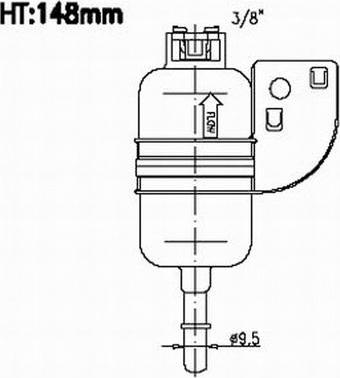 Azumi FSP34819 - Паливний фільтр autocars.com.ua