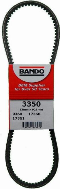 Bando 3350 - Клиновой ремень, поперечные рёбра autodnr.net