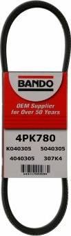 Bando 4PK780 - Поликлиновой ремень autodnr.net