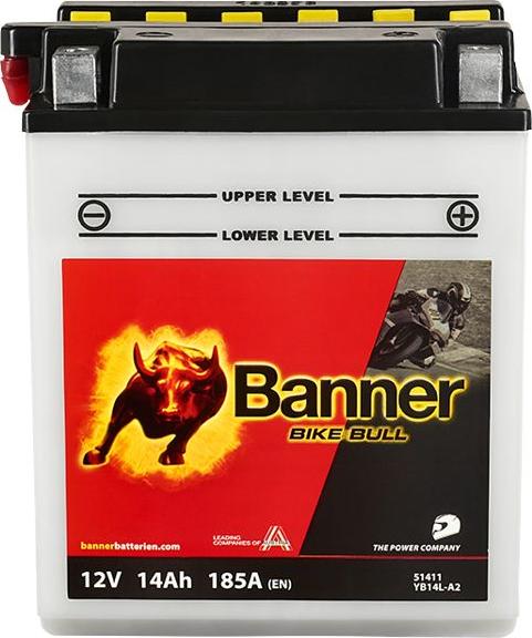 BANNER 020514110100 - Стартерна акумуляторна батарея, АКБ autocars.com.ua