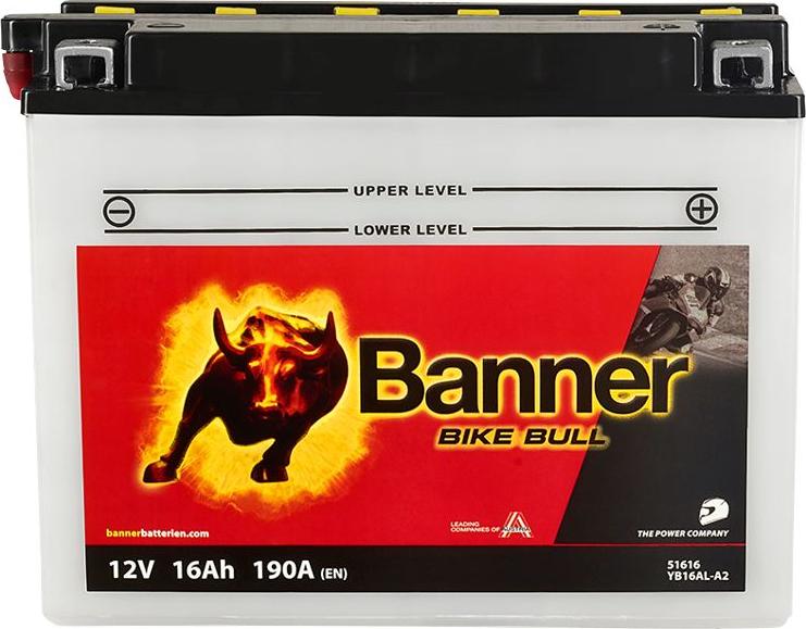 BANNER 020516160100 - Стартерна акумуляторна батарея, АКБ autocars.com.ua