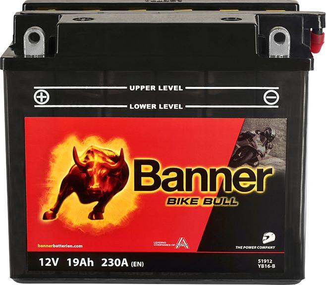 BANNER 020519120100 - Стартерна акумуляторна батарея, АКБ autocars.com.ua