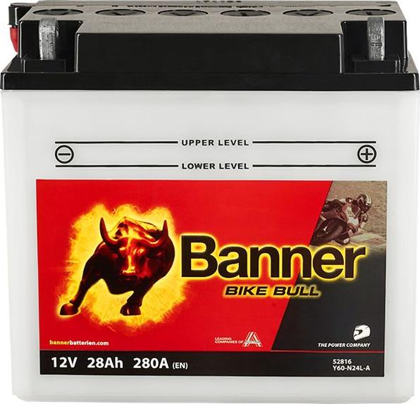 BANNER 020528160100 - Стартерна акумуляторна батарея, АКБ autocars.com.ua