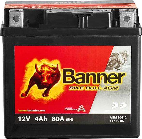 BANNER 021504120100 - Стартерна акумуляторна батарея, АКБ autocars.com.ua