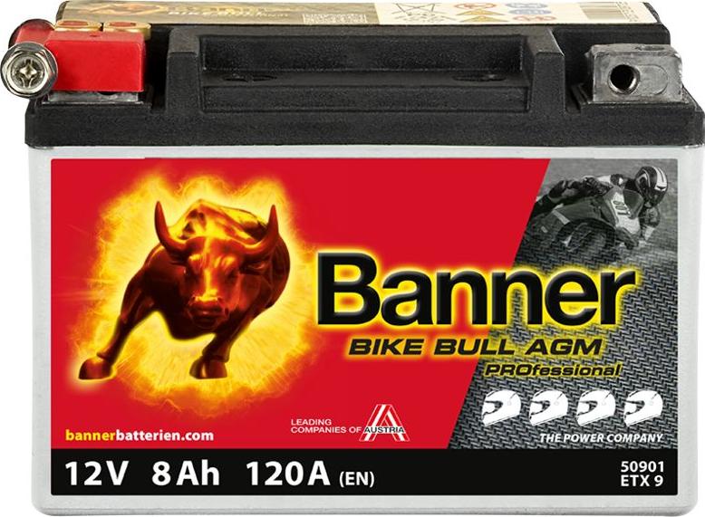 BANNER 024509010101 - Стартерна акумуляторна батарея, АКБ autocars.com.ua