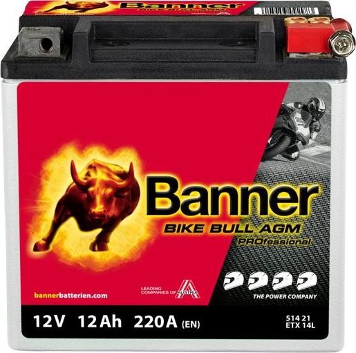 BANNER 024514210101 - Стартерна акумуляторна батарея, АКБ autocars.com.ua