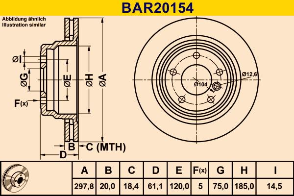 Barum BAR20154 - Тормозной диск autodnr.net