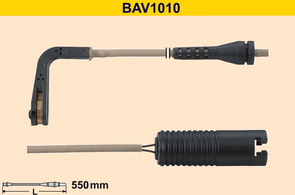 Barum BAV1010 - Сигнализатор, износ тормозных колодок avtokuzovplus.com.ua