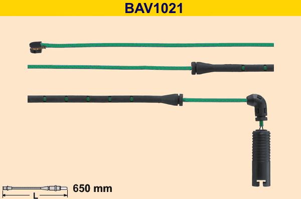 Barum BAV1021 - Сигнализатор, износ тормозных колодок avtokuzovplus.com.ua