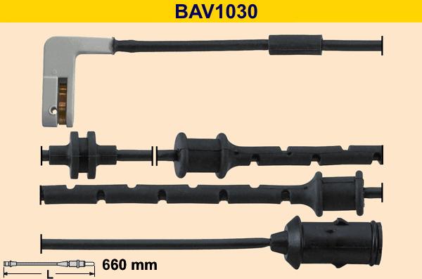 Barum BAV1030 - Сигнализатор, износ тормозных колодок avtokuzovplus.com.ua
