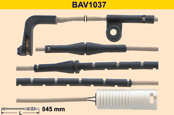 Barum BAV1037 - Сигнализатор, износ тормозных колодок avtokuzovplus.com.ua