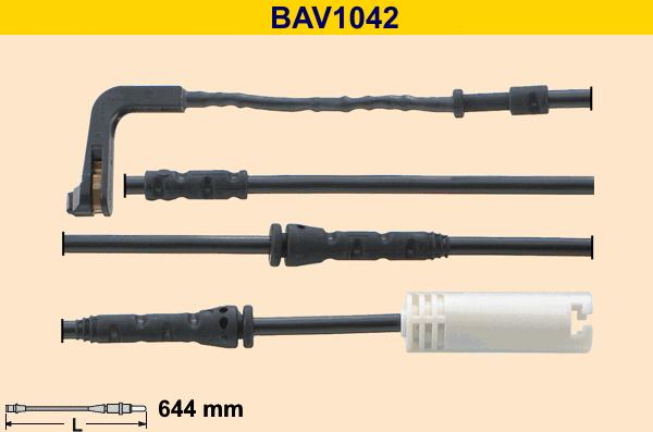 Barum BAV1042 - Сигнализатор, износ тормозных колодок avtokuzovplus.com.ua