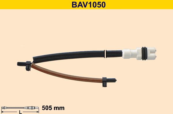 Barum BAV1050 - Сигнализатор, износ тормозных колодок avtokuzovplus.com.ua