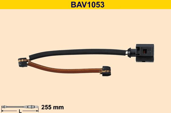 Barum BAV1053 - Сигнализатор, износ тормозных колодок avtokuzovplus.com.ua