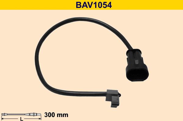 Barum BAV1054 - Сигнализатор, износ тормозных колодок autodnr.net