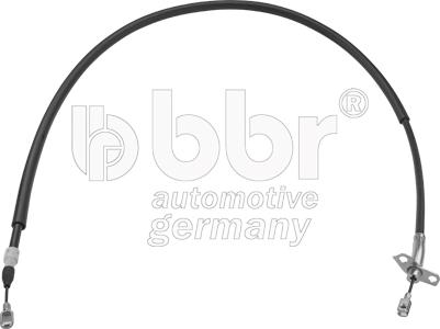 BBR Automotive 001-10-18156 - Трос, гальмівна система autocars.com.ua