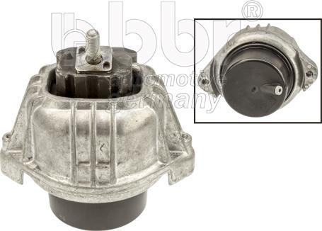 BBR Automotive 001-10-21982 - Подушка, підвіска двигуна autocars.com.ua