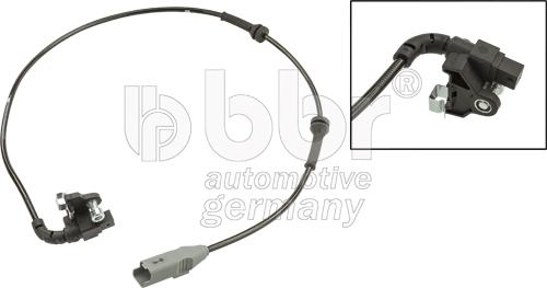 BBR Automotive 001-10-25379 - Датчик ABS, частота обертання колеса autocars.com.ua