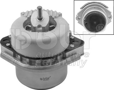 BBR Automotive 001-10-27154 - Подушка, підвіска двигуна autocars.com.ua
