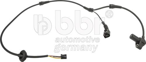 BBR Automotive 002-40-09198 - Датчик ABS, частота обертання колеса autocars.com.ua
