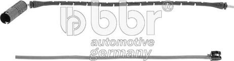 BBR Automotive 003-10-00586 - Сигналізатор, знос гальмівних колодок autocars.com.ua