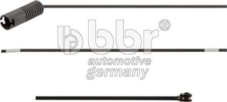 BBR Automotive 003-10-00590 - Сигналізатор, знос гальмівних колодок autocars.com.ua