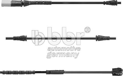 BBR Automotive 003-10-15875 - Сигнализатор, износ тормозных колодок autodnr.net