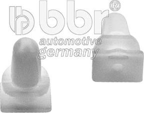 BBR Automotive 003-80-09081 - Зажим, молдинг / захисна накладка autocars.com.ua