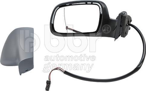 BBR Automotive 027-80-14908 - Зовнішнє дзеркало autocars.com.ua