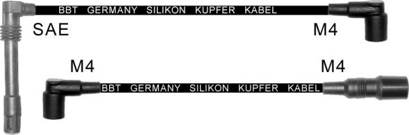BBT ZK0330 - Комплект проводів запалювання autocars.com.ua