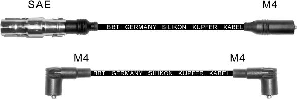 BBT ZK0366 - Комплект проводів запалювання autocars.com.ua