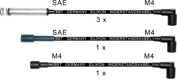 BBT ZK0781 - Комплект проводів запалювання autocars.com.ua