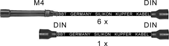 BBT ZK0925 - Комплект проводів запалювання autocars.com.ua