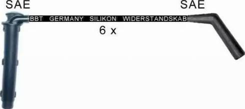 BBT ZK1217 - Комплект проводів запалювання autocars.com.ua