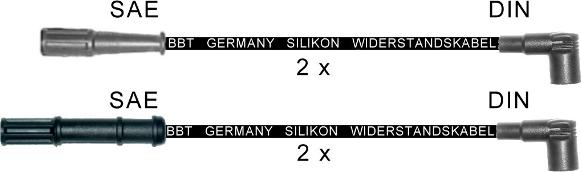 BBT ZK1307 - Комплект проводів запалювання autocars.com.ua
