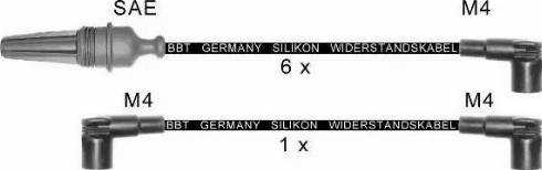BBT ZK1517 - Комплект проводів запалювання autocars.com.ua