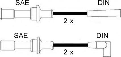 BBT ZK1527 - Комплект проводів запалювання autocars.com.ua
